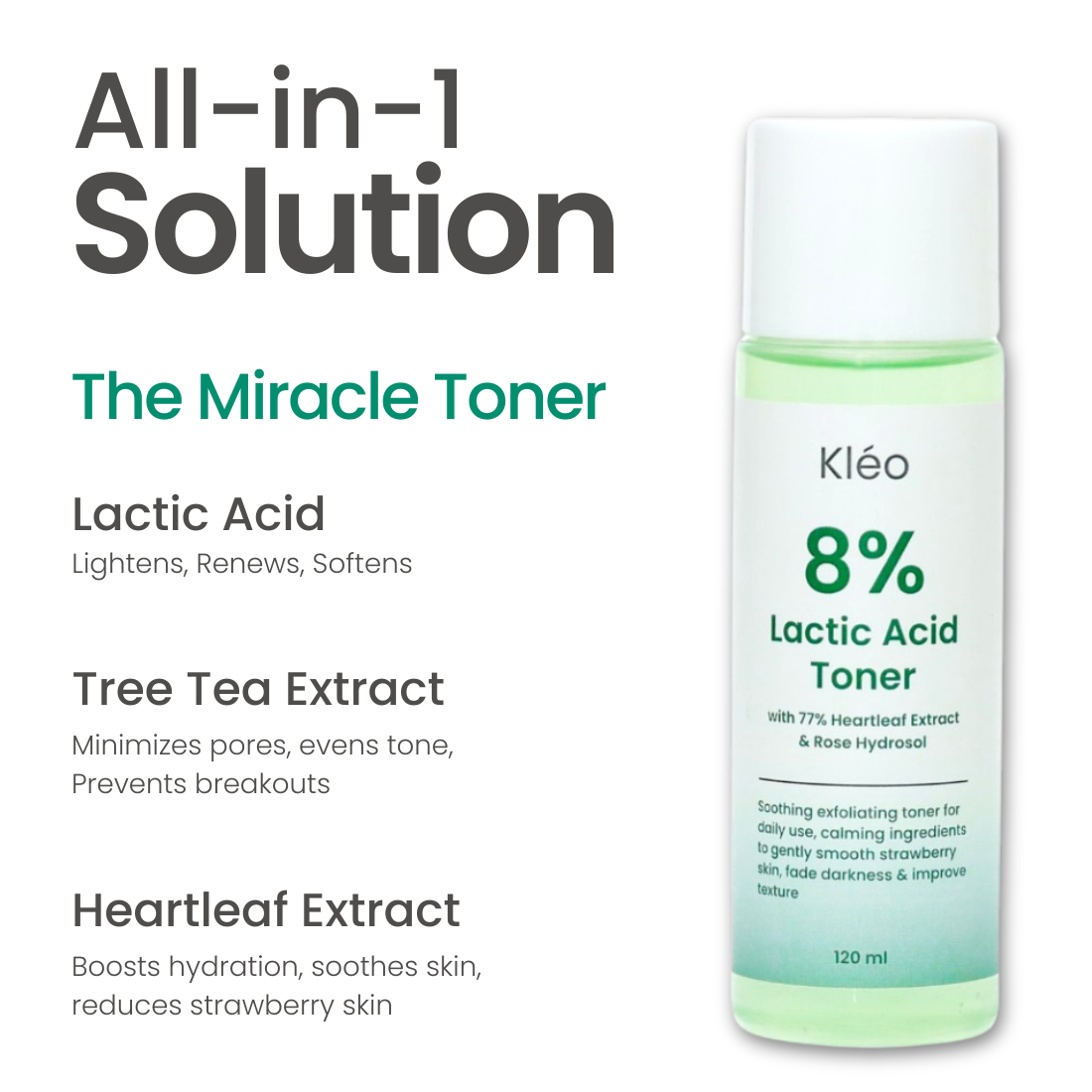 Lactic Acid 8% Toning Solution